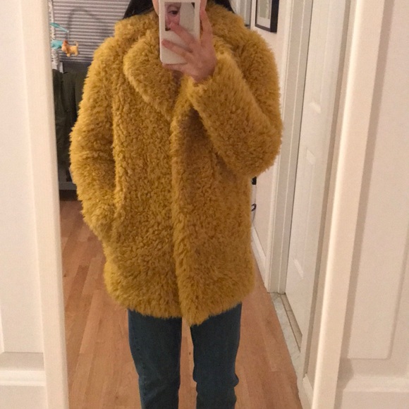top shop fluffy jacket